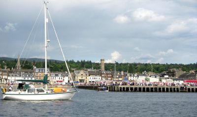 Sailpast
Yachts and other vessels took part in a sailpast of Helensburgh pier as part of the bicentenary celebrations on Saturday August 4 2012. Photo by Kenneth Speirs.
