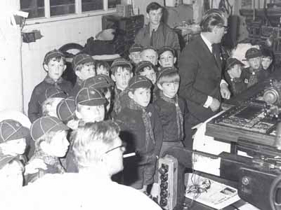 Cubs in the news
Members of a Helensburgh cub pack visit the then Helensburgh Advertiser office in East King Street in 1969, and are shown the Cossar printing press by managing director Craig Jeffrey.
