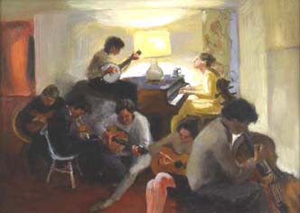 Jam Session, by Caroline Sillars. Copyright the Anderson (Local Collection) Trust.
