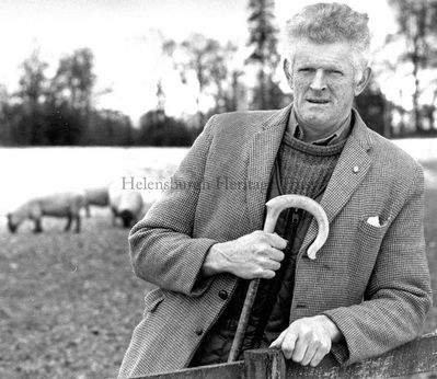 Arden shepherd
Robert MacDonald, who was shepherd at Arden for 32 years before retiring in March 1985.
