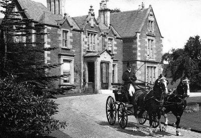 Bloomhill
Bloomhill at Cardross, circa 1910, with Whitton the coachman and the coach. The grade B listed mansion, built about 1838 for Alexander Ferrier, became a childrens home after the Second World War, and is now a care home. Image supplied by Colin Donald.
