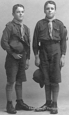 The Burgess brothers
The Burgess brothers, members of a well known Helensburgh family, are pictured in their Scout uniforms in 1914. Image supplied by Geoff Riddington.
