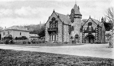 Cove Burgh Hall
Originally described as Kilcreggan Public Buildings, Cove Burgh Hall sits on the boundary between Cove and Kilcreggan. In recent years it has been very successfully run by a local committee who acquired it from the local authority for a nominal sum. Image circa 1905.
