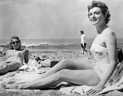 On the beach
Helensburgh's Deborah Kerr enjoys some free time on the beach while on location in California for MGM's 'Tea and Sympathy'. Image date 1955.
