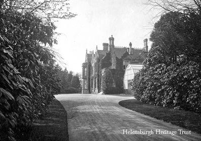 Ferniegair from the east
Ferniegair on West Clyde Street, home of the Kidston family and immediately east of Cairndhu, built in 1869 by architect John Honeyman and demolished in the 1960s. Image supplied by John Johnston.
