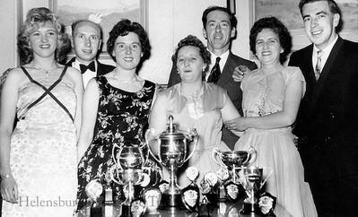 Garelochhead Tennis Club
Members of Garelochhead Tennis Club are pictured at their annual dinner-dance in Helensburgh's Queen's Hotel in November 1960.
