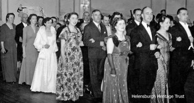 Royal Scottish Country Dance Society
Members of the West Dunbartonshire branch of the Royal Scottish Country Dance Society pictured at their Annual Ball in the Queen's Hotel Ballroom in Helensburgh on November 23 1951. The image was kindly supplied by Alex Hunter, from Pickering, Ontario, Canada, and shows in the front row (from left) his mother Mrs Fay Hunter, Robert Gray, Cathie Ramsay, the head teacher, then his father William Hunter who was president of the branch. Further back in the white dress is the late Mrs Norah Dunn, a founder of the branch.

