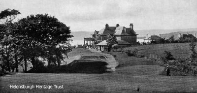 Helensburgh Golf Club
A view of the clubhouse, circa 1944. The club was founded in 1893, with a nine hole course designed by former Open champion 'Old' Tom Morris. This second clubhouse was opened in 1900, and five years later the course was upgraded to 18 holes.

