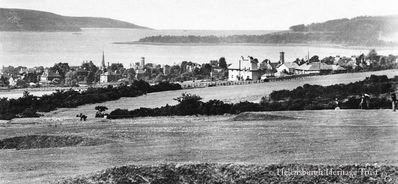 Helensburgh from above
Looking down over the town and to the Clyde beyond from Helensburgh golf course. Image date unknown.
