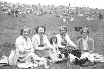 Highland Games
Elizabeth Breheny is pictured with her mother and aunts at the Helensburgh Highland Games at Camis Eskan in the early 1950s. This is thought to have been the last burgh Games, but it is planned to resurrect the event in the summer of 2008 at Ardencaple.
