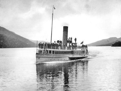 Loch Lomond 1900
A paddle steamer pictured on Loch Lomond on July 23 1900.
