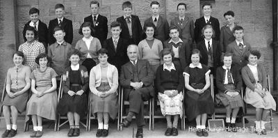 Hermitage class
Class 1C at Hermitage School, circa 1955, with teacher Mr Smith. More details would be welcomed. Image supplied by Iain D.McAulay.
