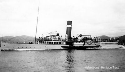 PS Kenilworth
A 390-ton paddle steamer built in 1898 by A. & J.Inglis at Pointhouse for the North British Steam Packet Company, she operated on the Clyde until 1937, serving initially on the Craigendoran to Rothesay route. She was refurbished and reboilered in 1915 and saw limited World War One service from 1917-19 as a minesweeper on the South Coast. Upon her return she reopened the Arrochar excursion service. Retired in 1937, she was broken up the following year at the yard where she had been constructed.
