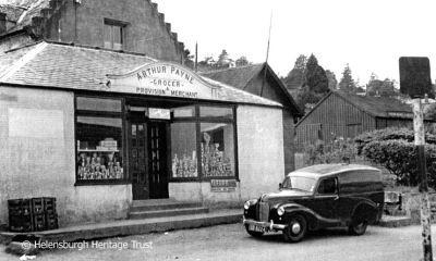 Payne Grocers
An old image of a van outside Arthur Payne's grocery store at The Clachan, Rosneath. Image date unknown.

