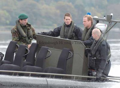 Prince William-4
HRH Prince William of Wales visited HM Naval Base Clyde at Faslane on October 19 2007 in his honorary Royal Navy capacity as Commodore-in-Chief Scotland and Submarines. He is pictured arriving at the base in one of the Royal Marines new high-speed offshore raiding craft, which he boarded at the Clyde Offsite Centre in Rhu and which he took control of for a time. Prince William is currently a serving Second Lieutenant in the Household Cavalry, also known as the Blues and Royals.



