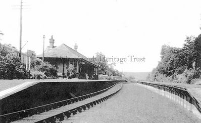 Rhu Station
Rhu Station on the West Highland Line which opened in 1894. Rhu was the only one of the local upper stations not designed to look like a Swiss chalet. Image date unknown.
