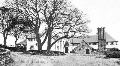 The Ferry Inn
The famous Ferry Inn at Rosneath, circa 1910. The Edwin Lutyens-designed building was commissioned by Queen Victoria's daughter Princess Louise, the Dowager Duchess of Argyll, in the 1890s and rebuilt from an old pub. Bob Hope stayed there while entertaining troops at the nearby World War Two naval base. It fell into disuse, but was rebuilt again in the late 1950s by boatbuilder Peter Boyle.
