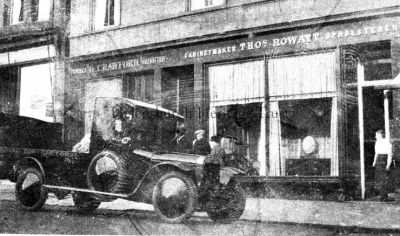 Thos. Rowatt
The 16 Sinclair Street, Helensburgh, premises of Thomas Rowatt, cabinetmaker and upholsterer. Later the firm moved to West Princes Street, where it is still in business today. Image circa 1910.

