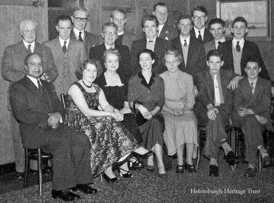 St Michael's Social
A social occasion at Helensburgh's St Michael and All Angels Church circa 1954. Image supplied by Robert Whitton whose father, the Rev R.A.Whitton, was minister of the church from 1951-9 and is in the picture.
