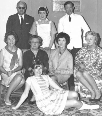 Theatre Arts Play
A 1960s production in the Victoria Hall of Enid Bagnold's 'The Chalk Garden'. The cast includes Dorothy Schofield, Jean Pender, Jill Grattidge, Pauline McIntyre, Bunty Prosser and Walter Bryden.
