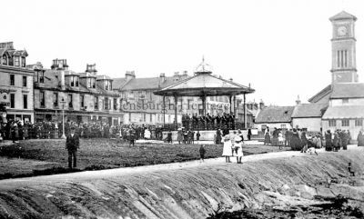The Band Stand
The Breingan Band Stand which stood on Helensburgh seafront opposite the Imperial Hotel features on this old postcard. Image date unknown.
