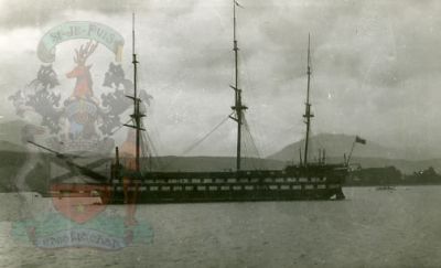 Training Ship Empress
The Empress moored in the Gareloch off Rhu. She was the second of two charitable training ships for boys, and was in the Gareloch from 1889 until the 1920s, with staff giving a tough and sometimes brutal training to the 300 boys on board at any time.

