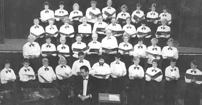 Dorian Choir Concert
Undated photograph of a Helensburgh Dorian Choir performance in the Victoria Hall.
