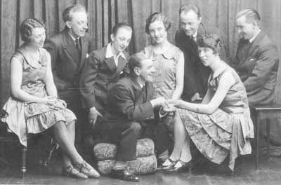 Jack The Lad
Helensburgh-born Jack Buchanan (1891-1957), a major UK musical comedy, revue and film star, choreographer, director, producer and manager, demonstrates his disarming, casual style, with fellow members of the 'Helensburgh Entertainers' in 1926.
