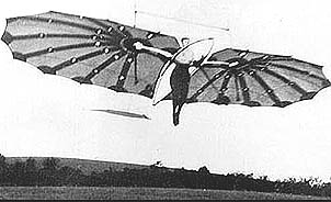 The Pilcher Hawk Glider
Percy Pilcher flies his Hawk glider in 1897.
