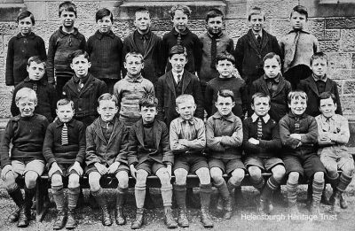 Clyde Street pupils
Pupils at Helensburgh's Clyde Street School. Among those in the picture are Willie and Frank Cowe, Willie Aitken and Walter McInnes. Image circa 1920 supplied by Marlyn Ritchie.
