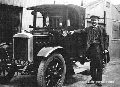 Painters lorry
David Wilson is pictured with the McCulloch painters and decorators lorry at 29 Colquhoun Square, Helensburgh, circa 1930. Mr Wilson died about 1945, and this image was supplied by his grand-daughter, Marlyn Ritchie.
