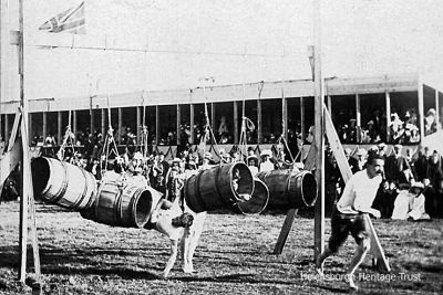 Obstacle race
An obstacle race in Helensburgh on August 15 1901, obviously part of a well attended event.
