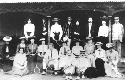 Tennis in 1912
Players at Helensburgh Lawn Tennis Club in Suffolk Street in 1912.
