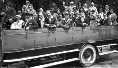 Jersey holiday
A group of Helensburgh people in a charabanc while on holiday in Jersey in May 1931. Image supplied by Malcolm LeMay.
