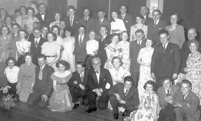 Dancing Swimmers
Members of Helensburgh Amateur Swimming Club at the end of season dance, circa 1952. Image supplied by Iain McCulloch.
