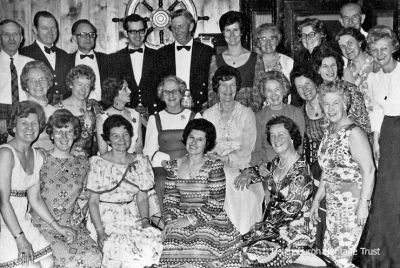 Tuesday dancing
The Helensburgh Scottish Country Dance Dance Tuesday Class Ball at the Ardencaple Hotel in January 1973. Rear (from left): Willie Gilvear, Jack Gregor, Bob Laird, Roy Bain, George Rennie, Helen Bain, Jessie Gilvear, Janie Murray, Douglas McIlroy; middle: Margaret Thomson, Joyce Gregor, Norah Dunn, Chrissie Clark, Cath Twigg, Isa McIlroy, Etta Rennie, Enid Shearer, Elizabeth Howden, Margaret Irvine; front: Kay Campbell, Dorothy Ross, Sheila Wilson, Peggy Rose, Mary Ross, Mrs Murray. Image supplied by Anne Thorn.
