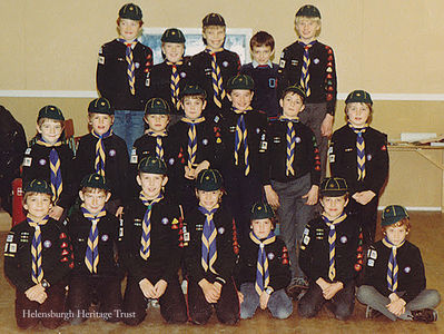 3rd Cougar Cubs
Members of Helensburgh's 3rd Cougar Cubs pictured in 1981. Image supplied by Geoff Riddington.
