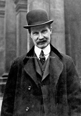 Andrew Bonar Law
Helensburgh man Andrew Bonar Law, a Conservative who became Prime Minister and occupied 10 Downing Street for just 209 days in 1922-23, succeeding the much better known Liberal, David Lloyd George, who had served from 1916-22. This picture was taken during World War One when he served as Chancellor of the Exchequer.
