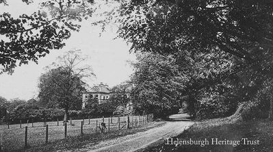 Ardenconnel, Rhu
The avenue leading up to Ardenconnel House at Rhu. Image published by The Post Office, Row, Gareloch, circa 1905.
