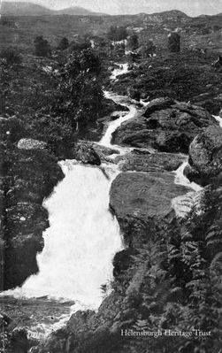 The 'Sour Milk Burn'
This fast flowing burn and waterfall at Arrochar is known as the Sour Milk Burn. Image circa 1904.
