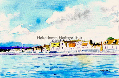 Helensburgh Seafront
An original watercolour painting of Helensburgh's west seafront by renowned Scottish artist David Tyrrell. He has exhibited in various exhibitions in Scotland and around Britain, including the MacMillan Cancer Relief exhibition since it began in 1984 and has had numerous solo art exhibitions over recent years.
