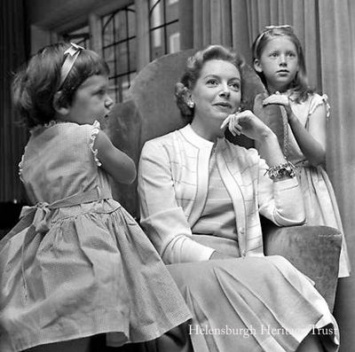 Deborah Kerr with her daughters
Helensburgh-born film and theatre star Deborah Kerr pictured with her daughters Francesca (left) and Melanie. Image circa 1957.
