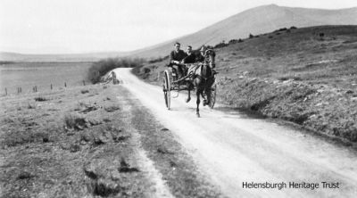 Fruin journey
Photograph of a horse-drawn transport through Glen Fruin, taken c.1910 by keen amateur photographer Robert Thorburn, a Helensburgh grocery store manager.
