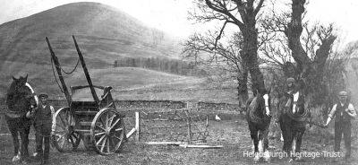 Heavy horses
Heavy horses pictured in Glen Fruin on a sunny evening in 1910. Image supplied by Alistair McIntyre.
