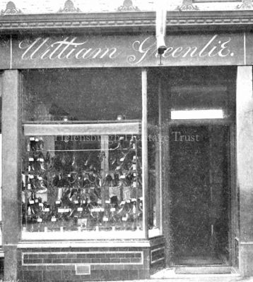 Greenlie Shoes
The 19 Sinclair Street premises of William Greenlie, Boot & Shoe Maker. He offered: 'Best Variety in the West of Scotland', 'Bespoke Work A Speciality', and 'All Goods of the Best English Manufacture'. Image circa 1910.
