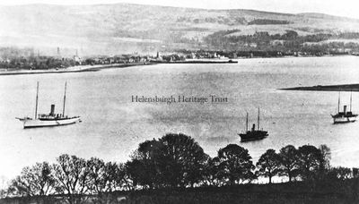 Helensburgh from Rosneath
A view of Helensburgh from above Rosneath, published by E.Eakin, Post Office, Rosneath. Image date unknown, probably early 1900s.
