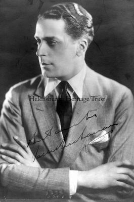 Jack Buchanan
An autographed photo of Helensburgh-born Jack Buchanan, the international entertainer and Hollywood film star. Born on April 2 1891, he grew up in the town and was a great friend of TV inventor John Logie Baird. He died on October 20 1957 at the age of 66.
