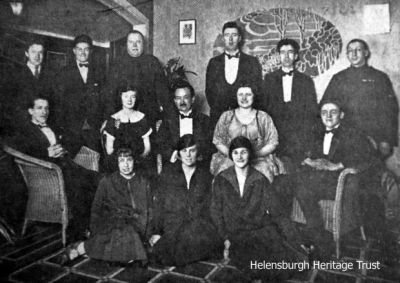 Cinema staff
Members of staff of La Scala Cinema in James Street, Helensburgh, in the 1920s when the importance of going to the cinema was emphasised by the dress of the staff.
