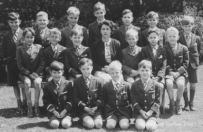 Larchfield class
A class at Helensburgh's Larchfield School in Colquhoun Street circa 1957. The teacher is Miss Buchanan. Image supplied by Robert Whitton whose father, the Rev R.A.Whitton, was minister of St Michael and All Angels Church from 1951-9.
