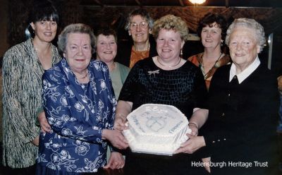 25th anniversary
The top table at the 25th anniversary dinner of Helensburgh's Millig SWRI, held in the Commodore Hotel on November 13 2001. Entertainment was provided by the Helensburgh and Lomond Fiddlers. Back row: Ruth Murdoch, Helen Rodger, Margaret Gilbert, Ann Steer; front: Myra Taylor, president Betty Tulloch, Nanny Tomison.
